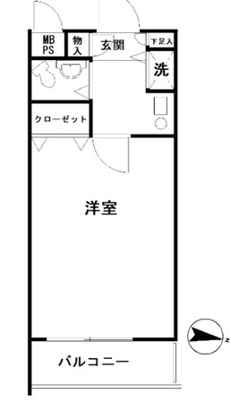 大島駅 徒歩2分 6階の物件間取画像